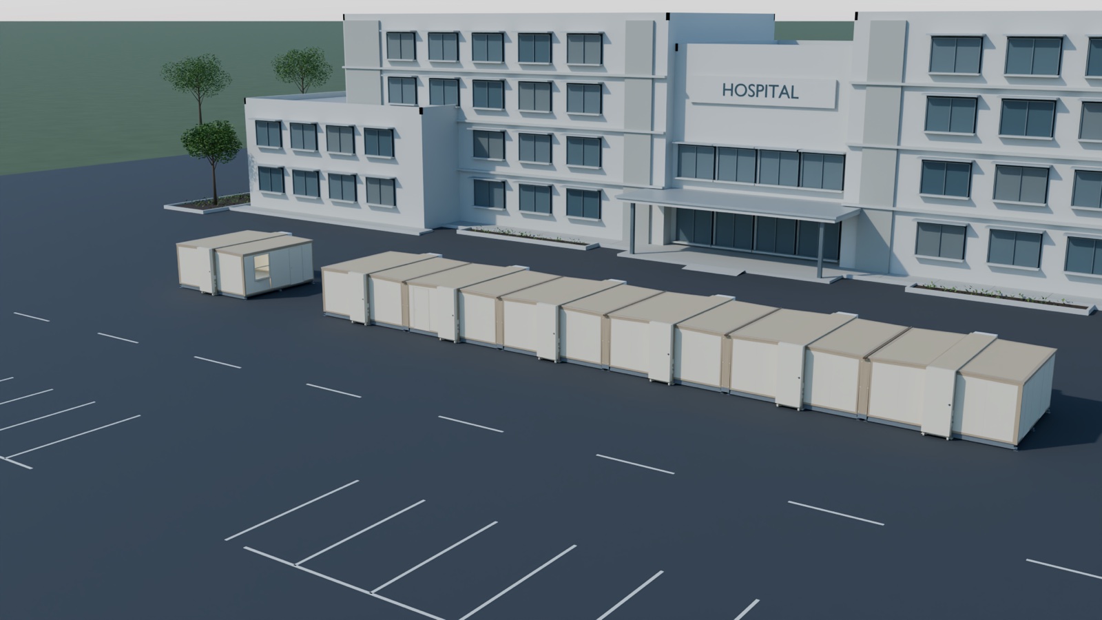 Illustrative connected hospital configuration