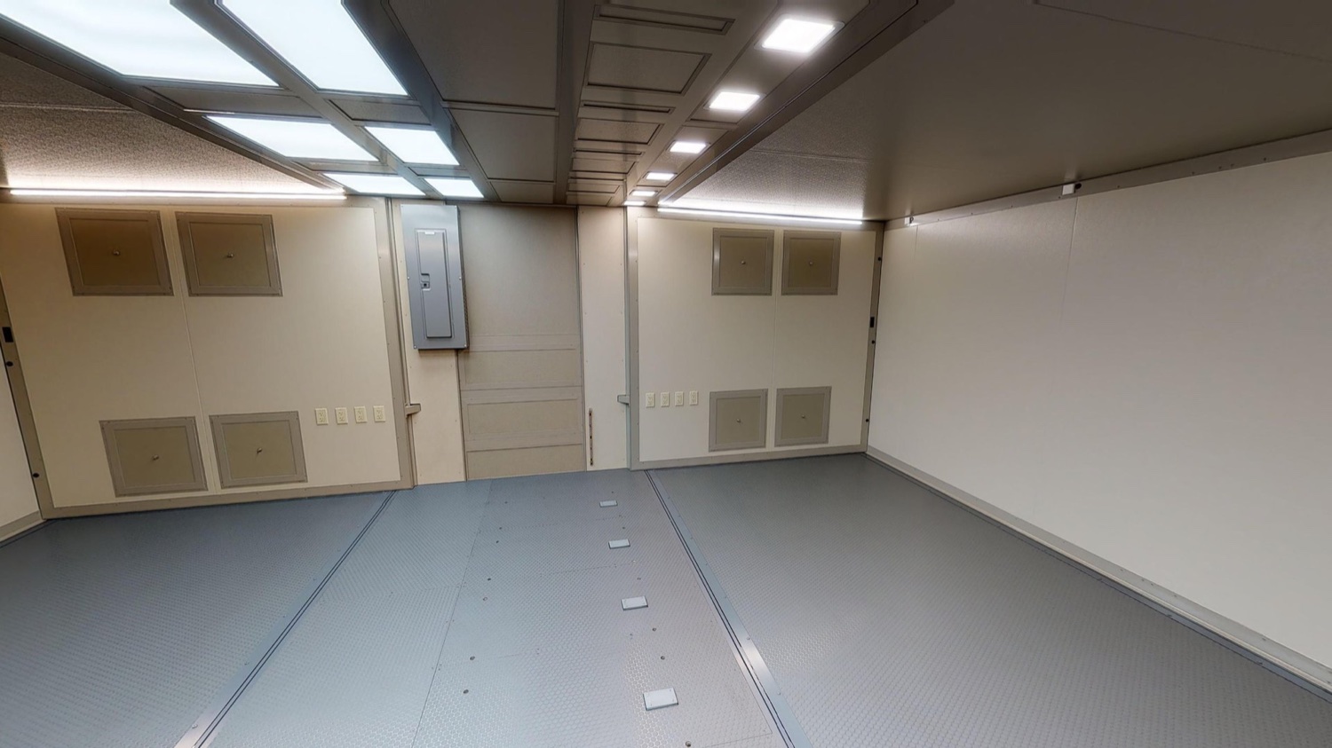 Interior of the Mobile Data Center example shelter